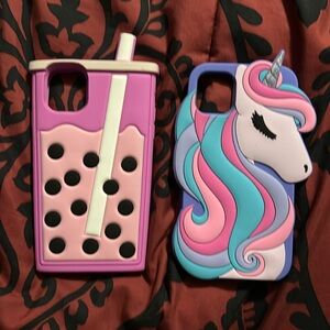 2 iPhone 11 silicone case